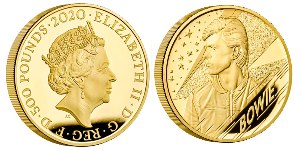 2020 Music Legends Series David Bowie Gold Proof Coin