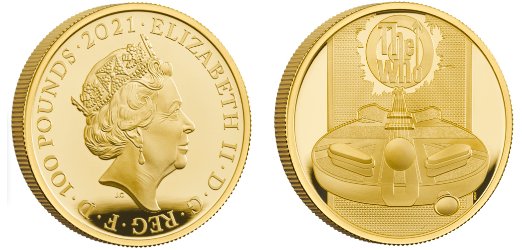 2021 Music Legends Series The Who One Ounce Gold Proof Coin