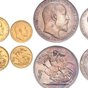 A Set Of Great Britain 1902 George Vii Coins T